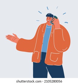 Cartoon vector illustration of Shopping vector illustration series. Shopping man. Check my portfolio for much more of this series as well as thousands of other great vector items.