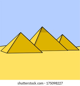 Cartoon Pyramid Images, Stock Photos & Vectors | Shutterstock