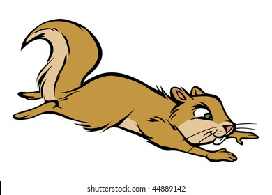 Cartoon, Vektorgrafik-Eichhörnchen