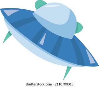 Cartoon Vector Illustration Ufo Flying Saucer Stock Vector (Royalty ...