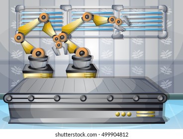 cartoon vector illustration water pipe wall with separated layers in 2d graphic