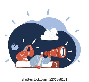 Dibujo vectorial de dibujos animados de la barra de búsqueda de sitios web sobre fondo oscuro