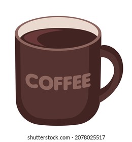 cartoon vector object coffee mug