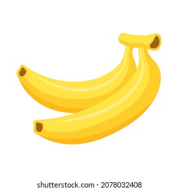 banana de frutas con objeto vectorial de dibujos animados