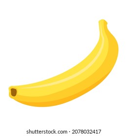 banana de frutas con objeto vectorial de dibujos animados