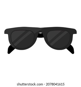 cartoon vector object sun glasses