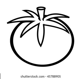 Tomato Outline Images Stock Photos Vectors Shutterstock