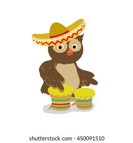 cartoon vector owl