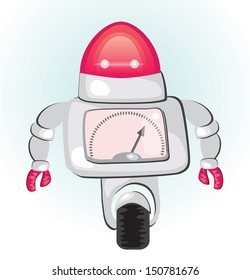 Cartoon vector robot