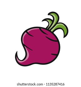 cartoon vector  simple ilustration beetroot