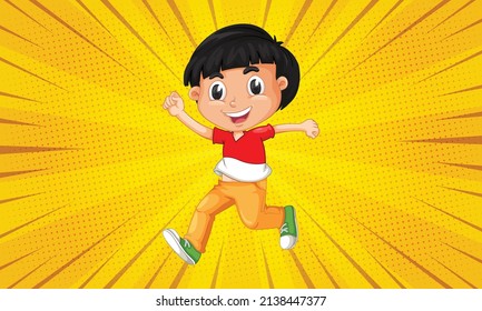 Cartoon vector templates with comic background file EPS 10