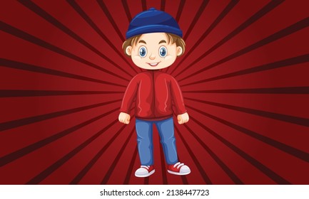 Cartoon vector templates with comic background file EPS 10