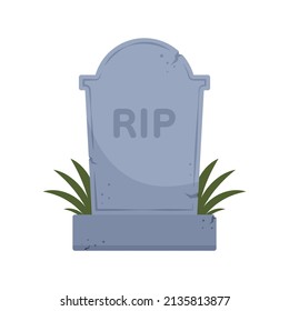 Cartoon vector of tombstone, Illustration.