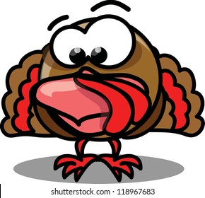 Cartoon vector turkey