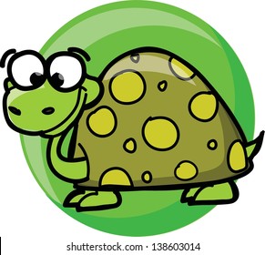Cartoon vector turtle