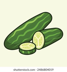 Cartoon Vegetable Vector Design. Vegetables food cute art illustration
