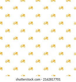 Cartoon Vehicle Seamless Pattern Flat Design. Vector illustration