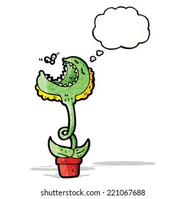 cartoon venus fly trap