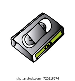 Cartoon of VHS tape