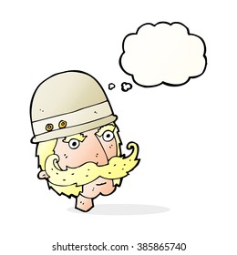 cartoon victorian big game hunter with thought bubble