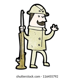 cartoon victorian hunter