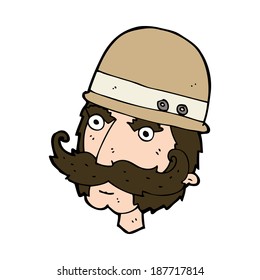 cartoon victorian hunter