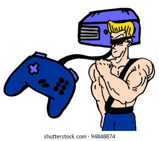 Cartoon video game