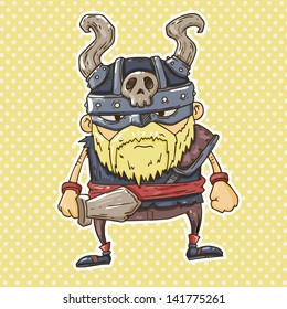 cartoon viking