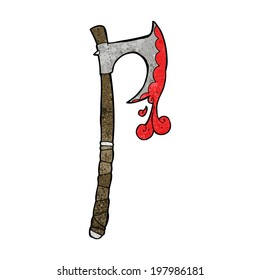 cartoon viking axe
