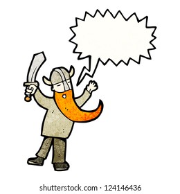 cartoon viking man