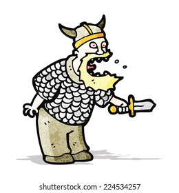 cartoon viking man