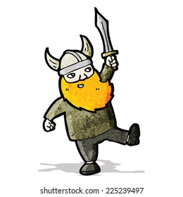 cartoon viking man