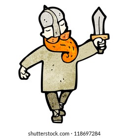 cartoon viking warrior