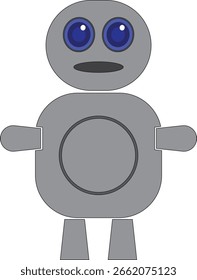 Caricatura Antiguas Chatbot Robot Vector