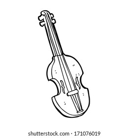 cartoon violin