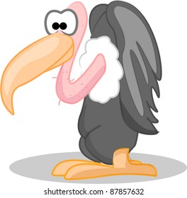 Cartoon vulture