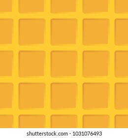 Cartoon waffle. Seamless texture or background