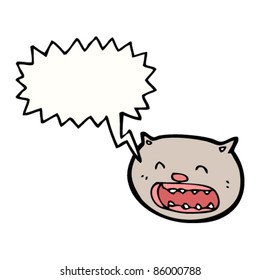 gatito malvado de dibujos