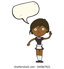 cartoon waitress