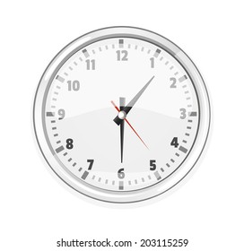 Cartoon Wall Vector Clock
