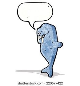 cartoon walrus