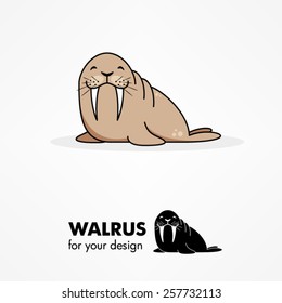 Cartoon Walrus