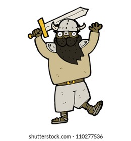 cartoon warrior