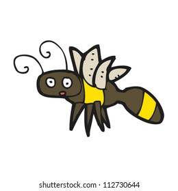 cartoon wasp