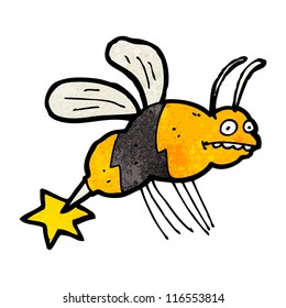 avispa de dibujos animados