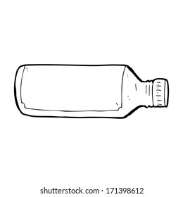 Cartoon-Wasserflasche