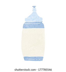 botella de agua de dibujos animados