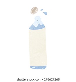 Cartoon-Wasserflasche