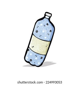 botella de agua de dibujos animados