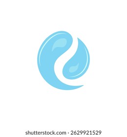 Desenho animado gota de água no conjunto gráfico com dor e emoção mostrando ícone de lágrima azul com tristeza fluida e fluxo de choro no projeto da natureza de elemento transparente e ilustração vetorial de orvalho molhado

